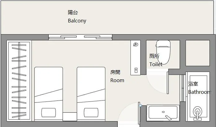 合綠の宿 202 大阪市 0*,  日本